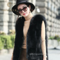 Attractive fox women fur vest trade